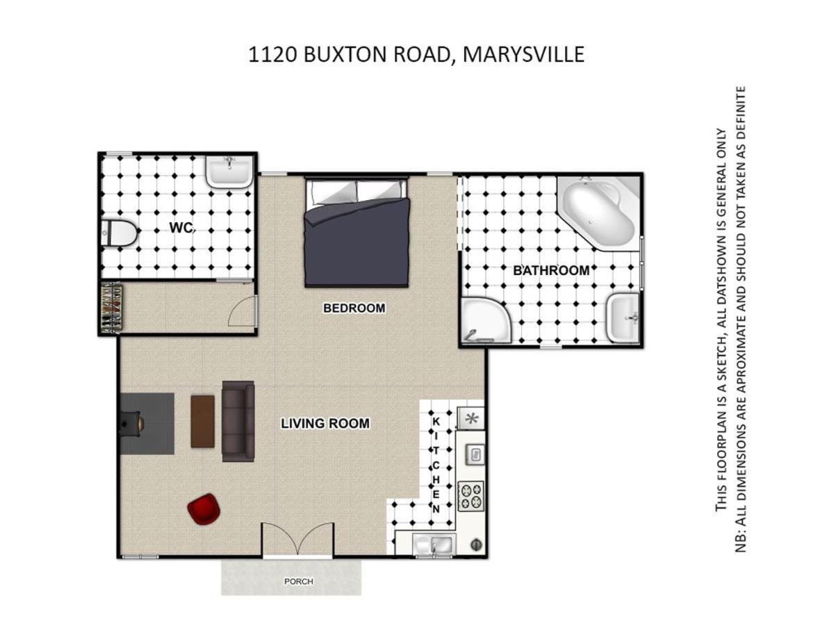Amelina Cottages Marysville Exterior foto